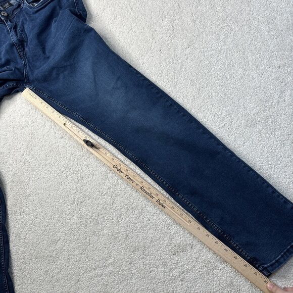 The Perfect Jean NYC Slim Thick‎ Fit Knight Dark Blue 36x34 Comfy Stretch Denim - Picture 16 of 16